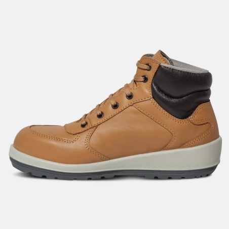 Brazza High Safety Shoes - Women - EN ISO 20345 - S3 SRC - Honey