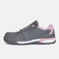Low safety sneakers - Ravira - Women - EN ISO 20345 - S1P SRC HRO - Grey/pink