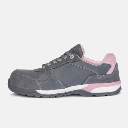 Low safety sneakers - Ravira - Women - EN ISO 20345 - S1P SRC HRO - Grey/pink