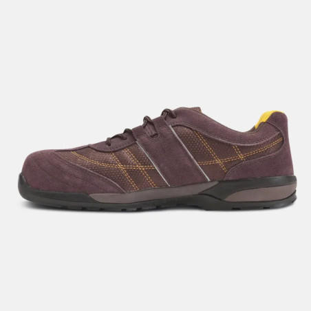 Chaussures de securite basses - Relena - Mixte - EN ISO 20345 - S1P SRC HRO - Marron