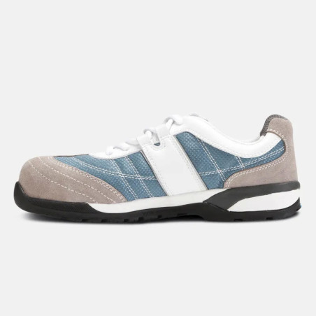 Low safety shoes - Relena - Women - EN ISO 20345 - S1P SRC - Blue/grey/white