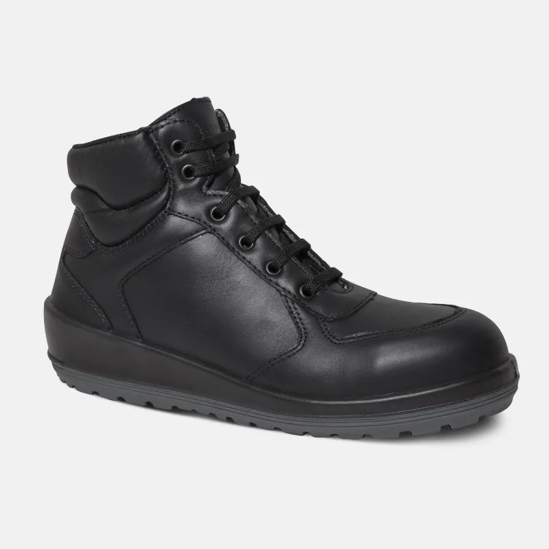 Brazza High Safety Shoes - Women - EN ISO 20345 - S3 SRC - Black