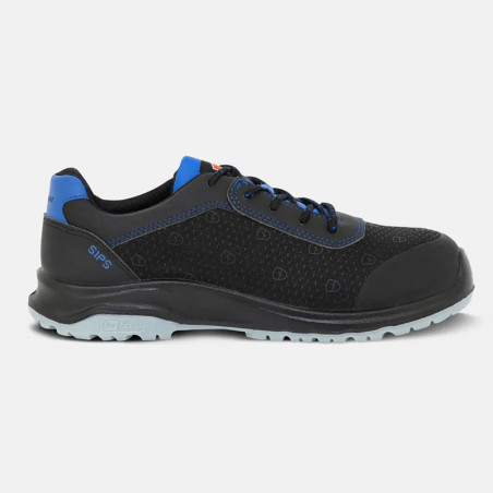 BASKETS DE SECURITE BASSES PARADE RIDE BLEU EN ISO 20345 : 2022 - S1PS - FO - SR - CI -HI