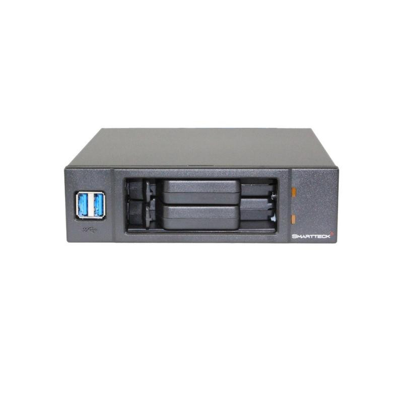 SMARTTECK Rack Amovible 5,25"" pour DD/SSD 2,5"" SATA""