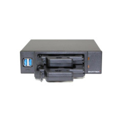 SMARTTECK Rack Amovible 5,25"" pour DD/SSD 2,5"" SATA""