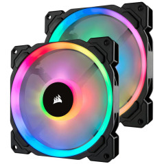CORSAIR LL140 Pro LED RGB 140mm Pack de  2