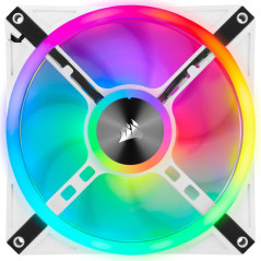 CORSAIR ICUE QL140 RGB Blanc 120mm Pack de 2