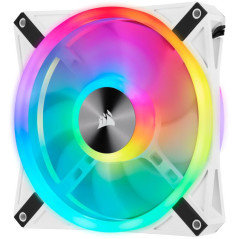 CORSAIR ICUE QL140 RGB Blanc 120mm Pack de 2
