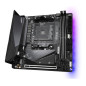 Cartes mères - GIGABYTE - B550I AORUS PRO AX Carte mère - Processeurs AMD Ryzen 5000, VRM 8 phases, jusqu'à 5300 MHz DDR4, 1xPCI