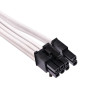 CORSAIR Premium m Sleeved Split PCIe T4 2C Blanc