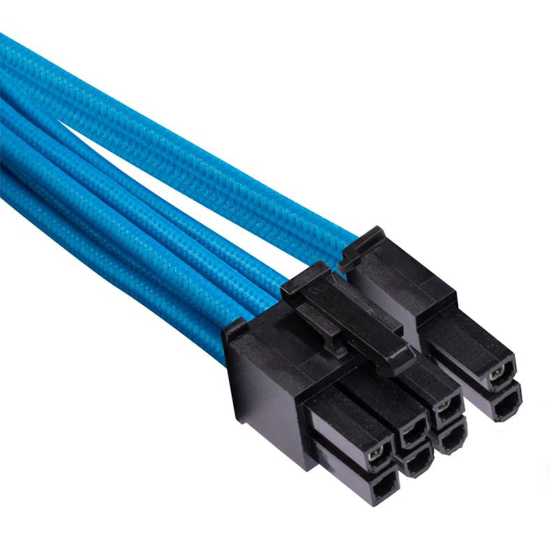 CORSAIR Premium m Sleeved Split PCIe T4 2C Bleu