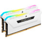 CORSAIR VENGEANCE RGB PRO D4 3600 32G (2x16G) CMH32GX4M2D3600C18W BLANC