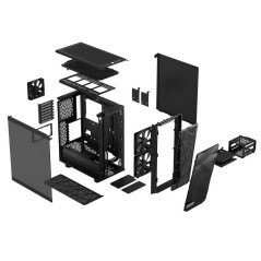 FRACTAL Meshify 2 Compact Black TG Light Tint