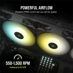 CORSAIR SP120 RGB ELITE 120mm LED Air Guide