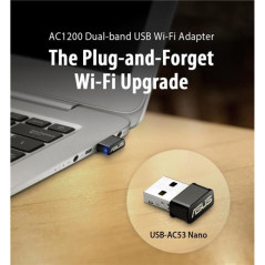 Cartes réseau - ASUS - USB-AC53 Nano | Soul Rebel E-Shop