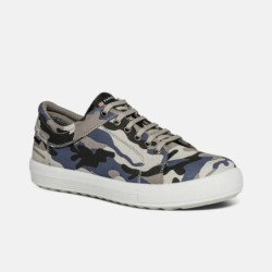 CHAUSSURES DE SECURITE BASSES PARADE VAMOS IMPRIME MARINE EN ISO 20345 : 2011 S1P SRC