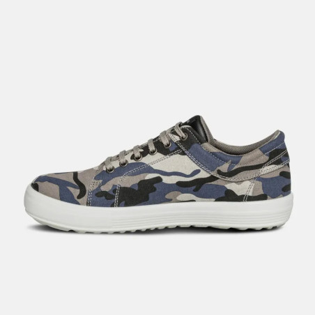 Low safety shoes - Vamos - Men - EN ISO 20345 - S1P SRC - Navy print