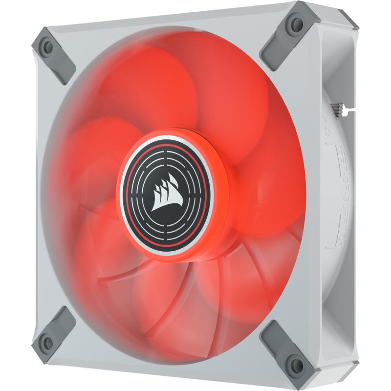 CORSAIR ML120 LED ELITE BLANC 120mm Magnetic Levitation Rouge SINGLE PACK
