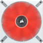 CORSAIR ML140 LED ELITE BLANC 140mm Magnetic Levitation Rouge SINGLE PACK