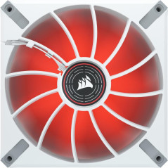 CORSAIR ML140 LED ELITE BLANC 140mm Magnetic Levitation Rouge SINGLE PACK