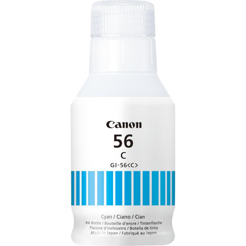 Recharges d'encre pour imprimante - Canon - Bouteille d'encre cyan GI-56C