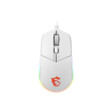 Souris - MSI - CLUTCH GM11 WHITE | Soul Rebel E-Shop