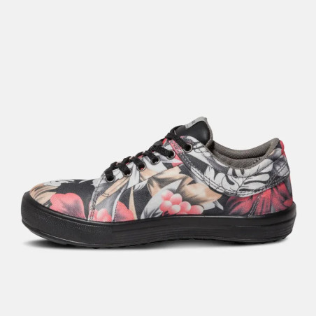 Chaussures de securite basses - Venice - Femme - EN ISO 20345 - S1P SRC - Imprime rose