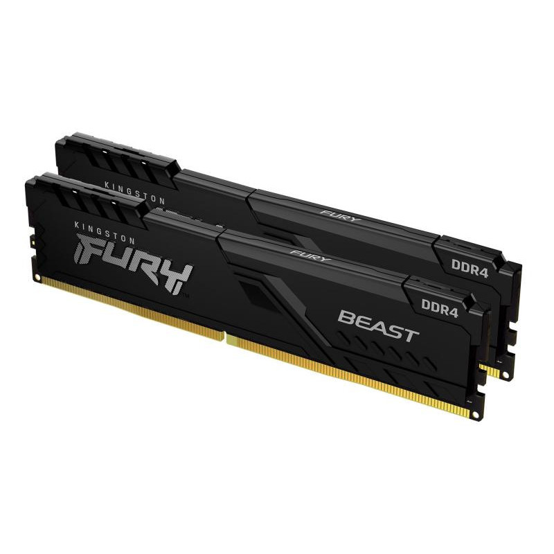 Modules de mémoire - Kingston Technology - 16Go 3600MT/s DDR4 CL17 DIMM (Kit de 2) FURY Beast Black