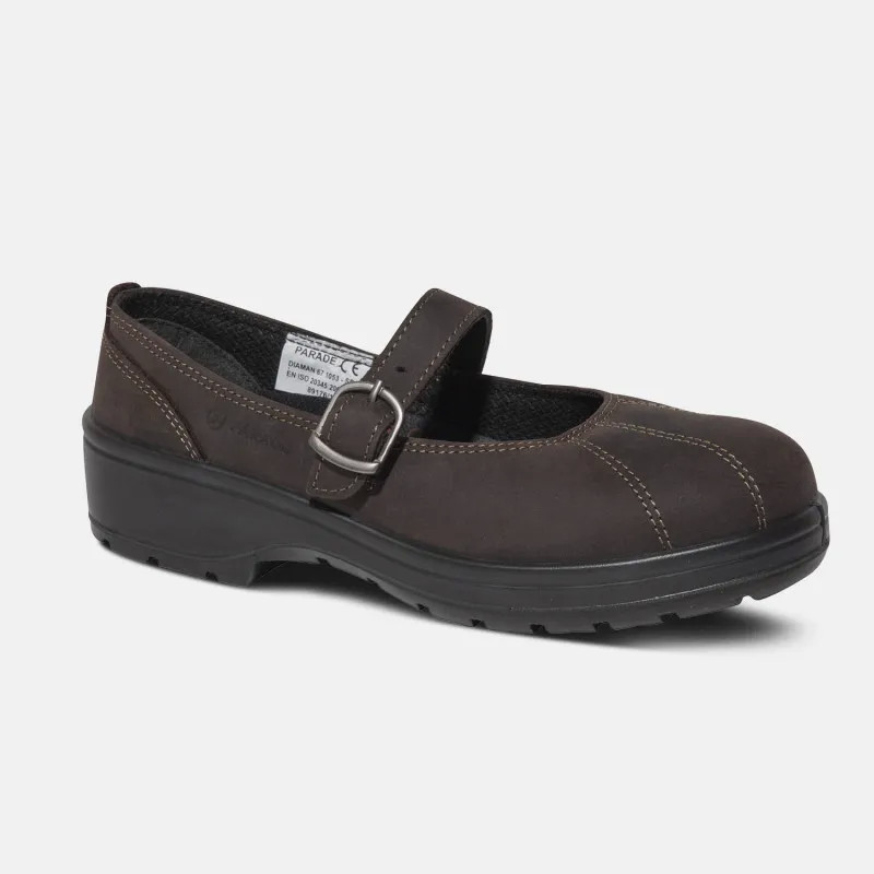 Safety ballerinas - Diamond - Women - EN ISO 20345 - S1 - Brown Safety ballerinas - Diamond - Women - EN ISO 20345 - S1 - Brown