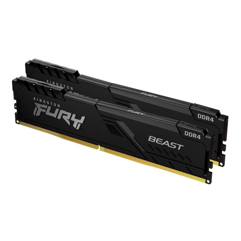 Modules de mémoire - Kingston Technology - 32Go 3200MT/s DDR4 CL16 DIMM (Kit de 2) 1Gx8 FURY Beast Black