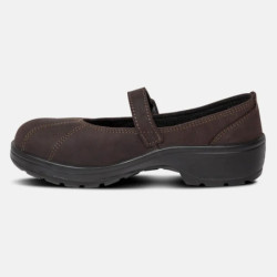 Safety ballerinas - Diamond - Women - EN ISO 20345 - S1 - Brown