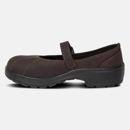 Safety ballerinas - Diamond - Women - EN ISO 20345 - S1 - Brown