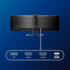 Écrans plats de PC - Philips - Moniteur LCD incurvé 32:9 SuperWide 499P9H/00 | Soul Rebel E-Shop