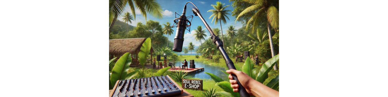 Boom : Bras de microphone professionnel pour l'enregistrement sonore | Boutique en ligne Soul Rebel