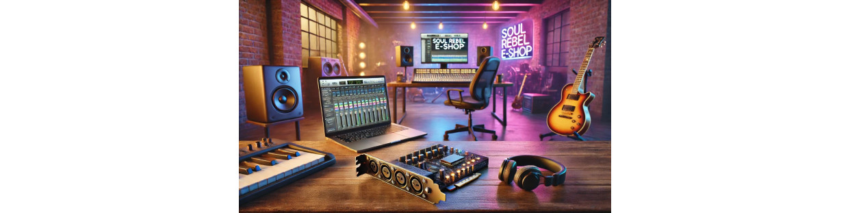 Carte son : interface audio professionnelle pour l'enregistrement et la production | Boutique en ligne Soul Rebel