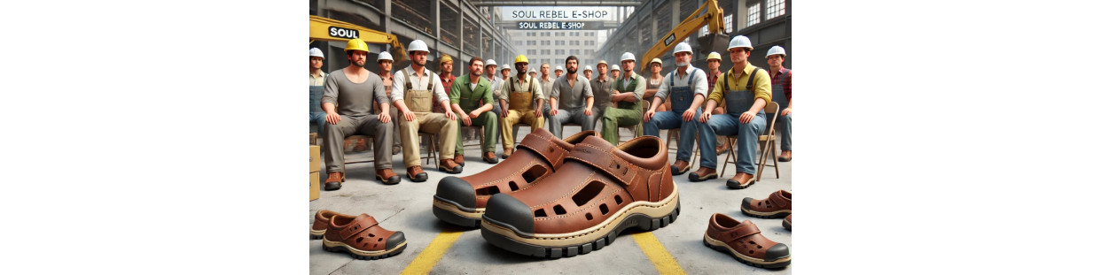 Low-top open safety shoes | Soul Rebel online shop - Comfort and safety at work