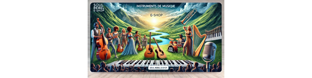 Instruments de musique - Boutique en ligne Soul Rebel : guitares, pianos et plus encore