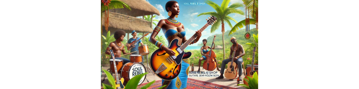 Semi-hollow body guitars for musicians | Soul Rebel online store
